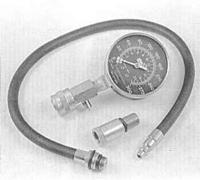 Измеритель компрессии с насадкой для установки в свечные отверстия