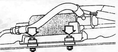 5.14. На моделях с впрыском топлива Cordle или Tredia снимите заднее левое колесо, после чего…
