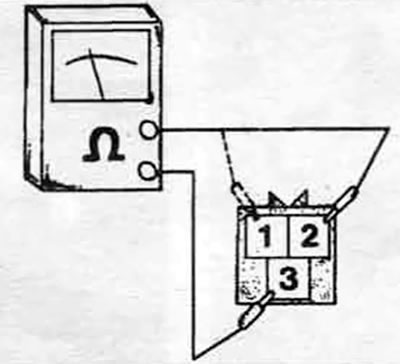 7.5. Обозначение клемм первичной обмотки катушки системы DIS 1990 года