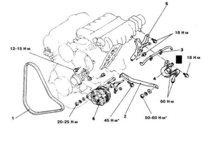 Как снять генератор митсубиси галант Check, removal and installation of the generator (Mitsubishi Galant 6 and 7, 198