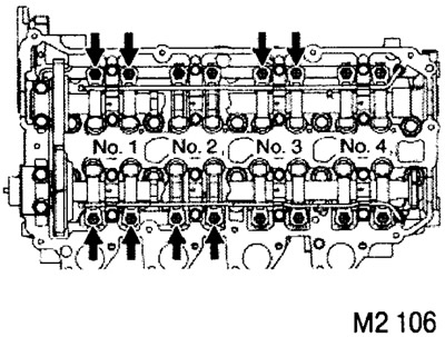 Регулировка зазоров производится на холодном двигателе в два приема. Первое измерение и регулировка…