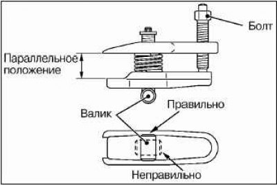 Проверка момента начала проворачивания шарового шарнира наконечника ...